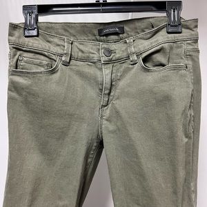 Ann Taylor Womens Olive Green Modern Fit Skinny Jeans Size 4